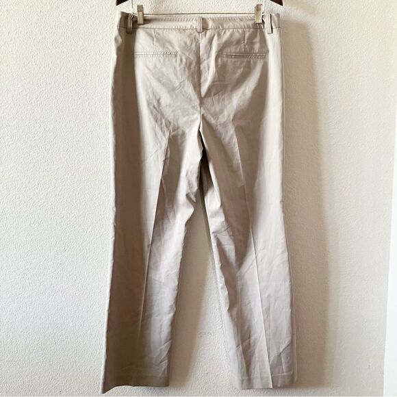 NEW Talbots Beige Minimalist Business Casual Office Signature Boot Trousers 12 - Picture 4 of 7